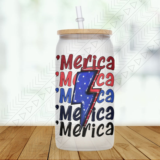 Merica Glass Can