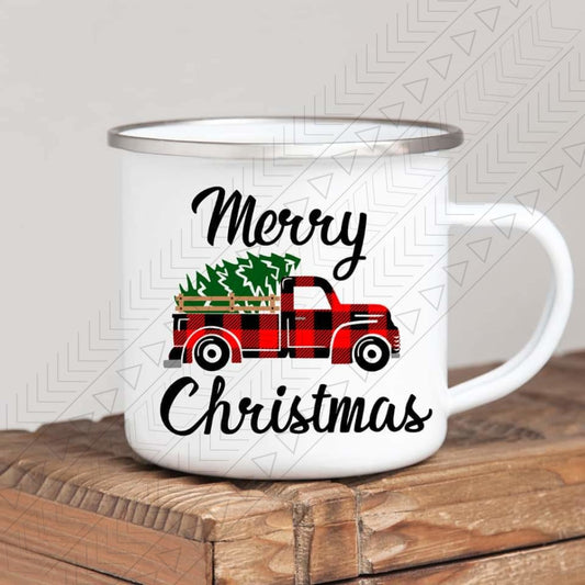 Merry Christmas Truck Mug