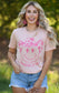 Howdy Yall Pink Smiley Peach Tee