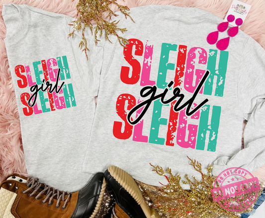 Sleigh Girl Sleigh Grey Tee