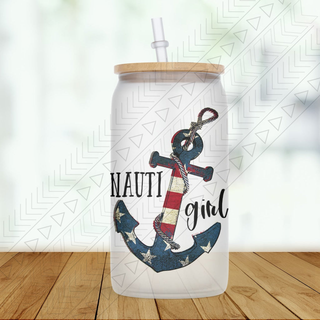 Nauti Girl Glass Can