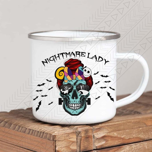 Nightmare Lady Enamel Mug Mug