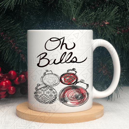 Oh Balls Ceramic Mug 11Oz Mug