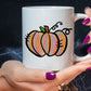 Painted Pumpkin Ceramic Mug 11Oz Mug