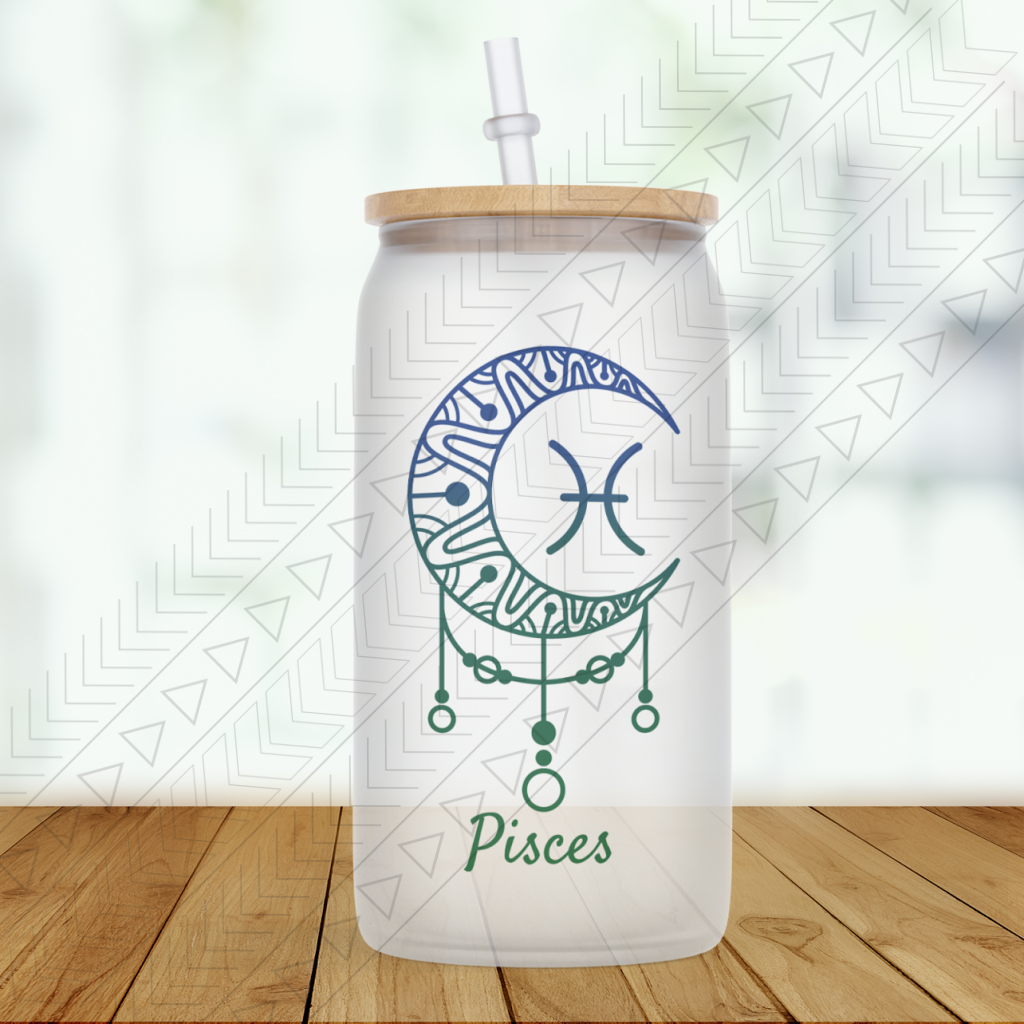 Pisces Glass Can