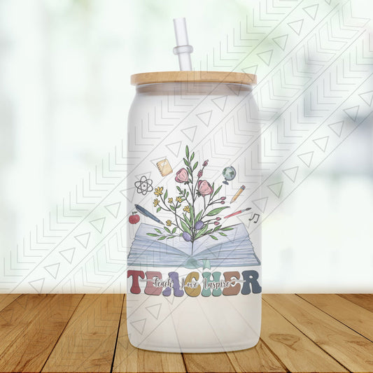 Reading Teacher Glass Can