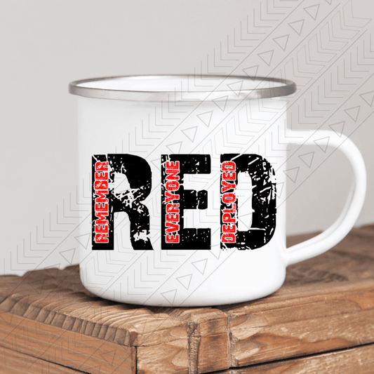 Red Enamel Mug Mug