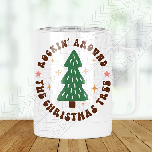 Rockin Around The Christmas Tree Travel Mugs