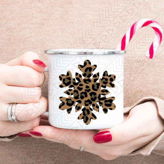 Snowflake Enamel Mug Mug