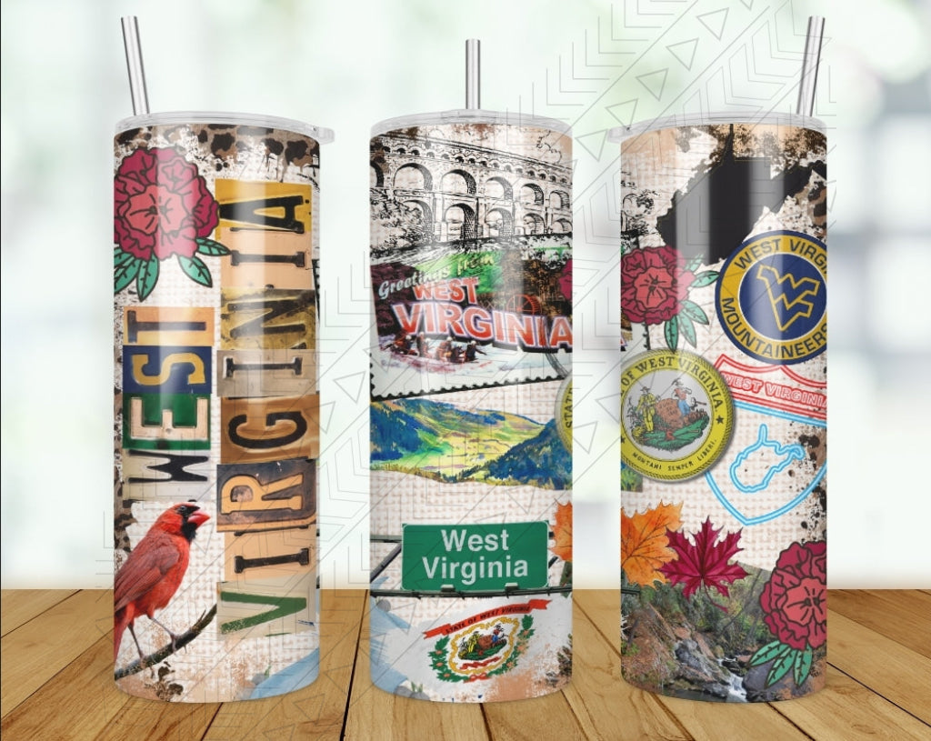 States Tumbler 20Oz Metal / West Virginia