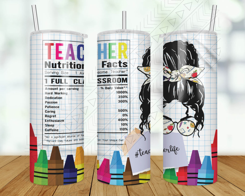 Teacher Nutrition Tumbler