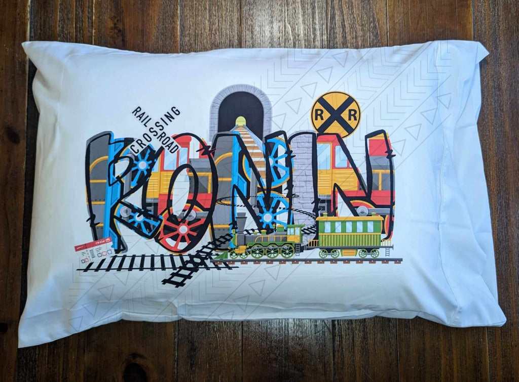 Trains Pillowcase Personalized Pillowcases