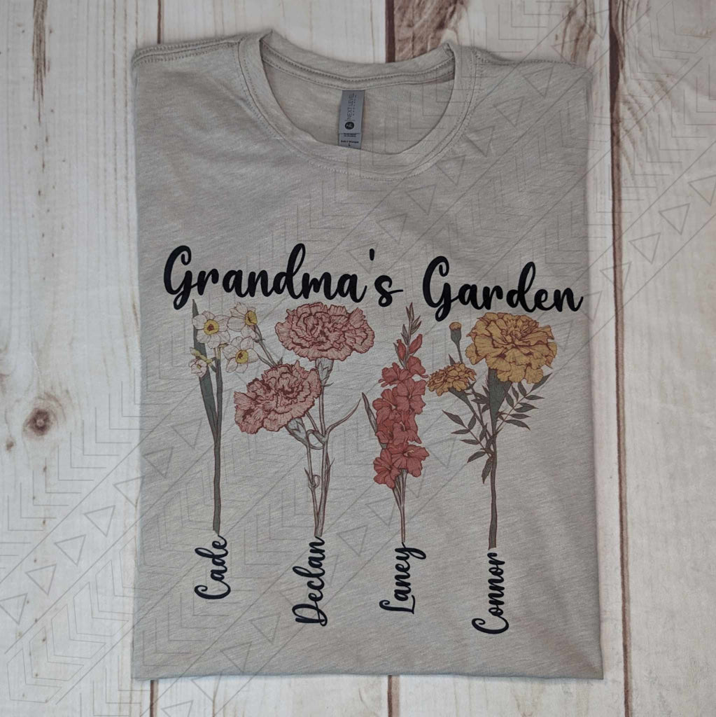 Vintage Mama’s Garden Name Tee *Row* Shirts & Tops