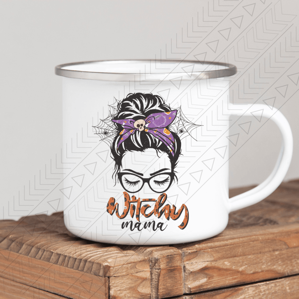 Witchy Mama Enamel Mug Mug