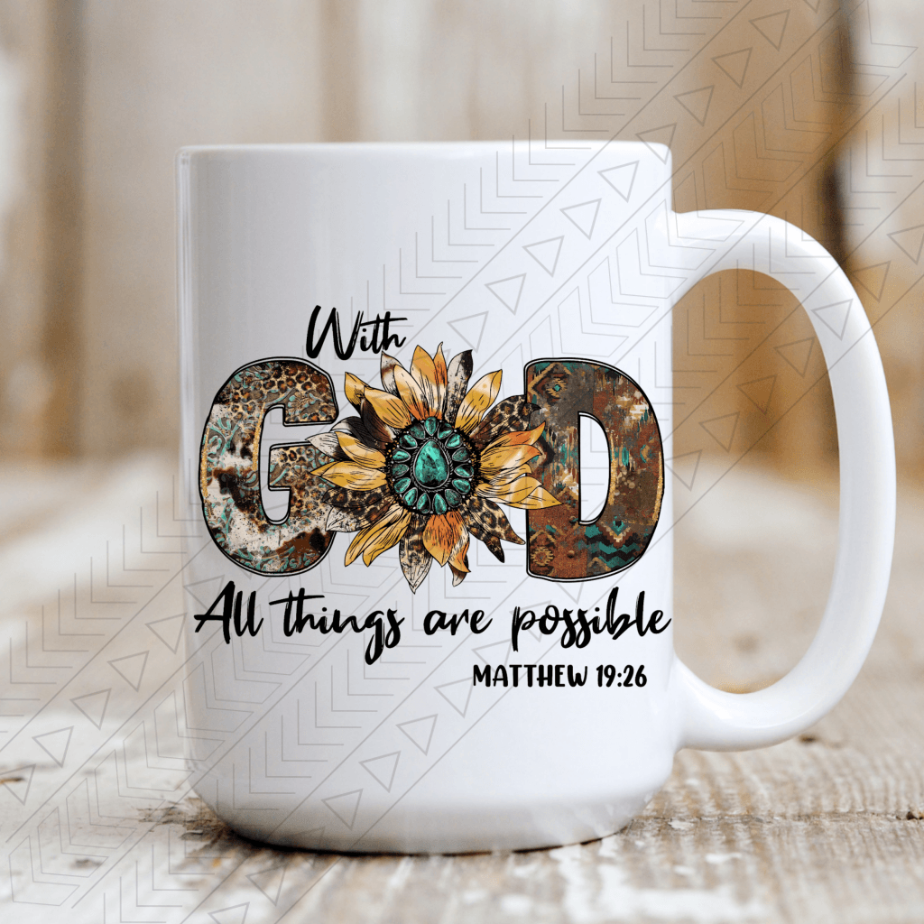 With God All Things Are Possible Mug